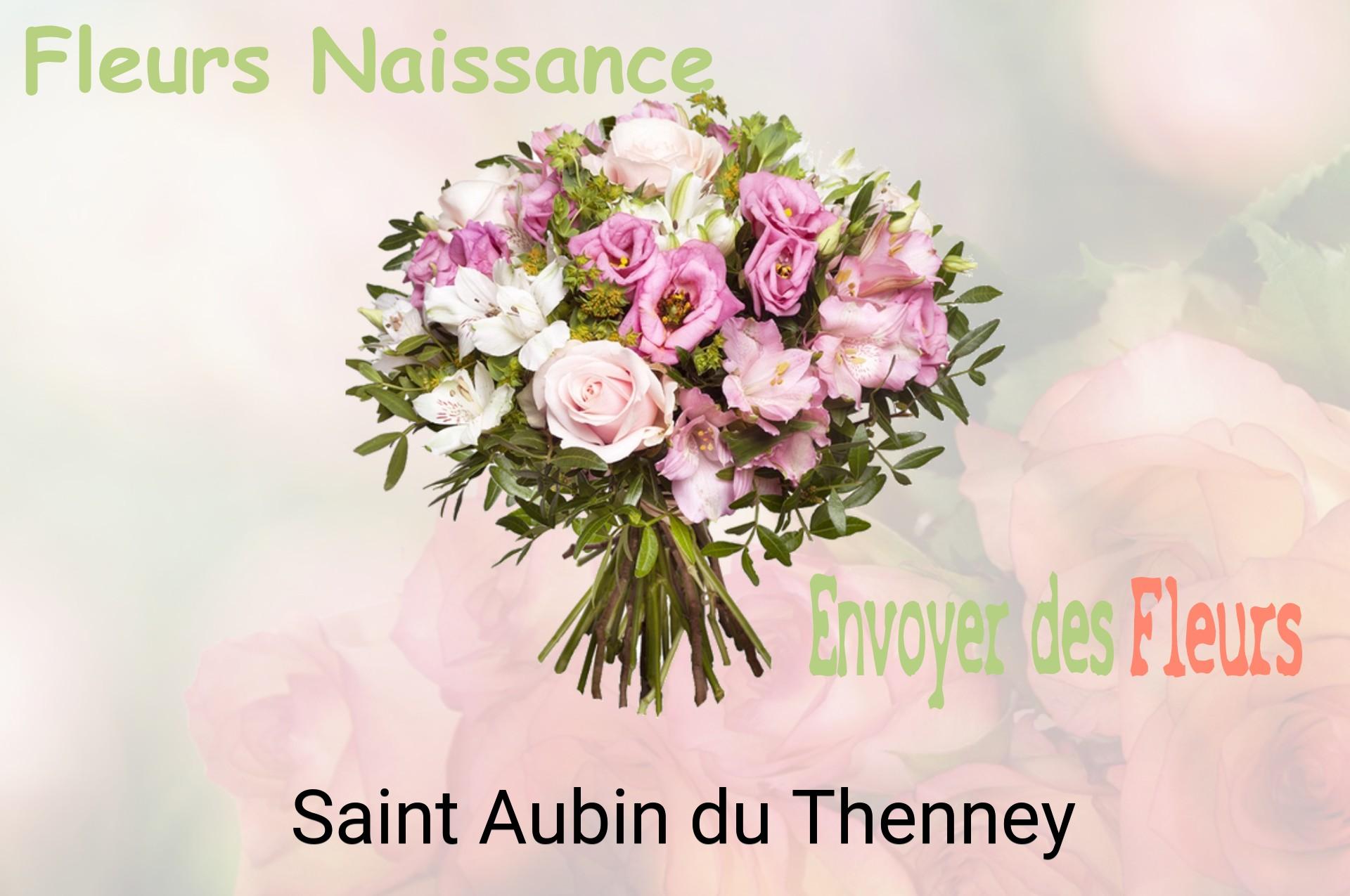 Bouquet de fleurs de naissance livré à Saint-Aubin-du-Thenney